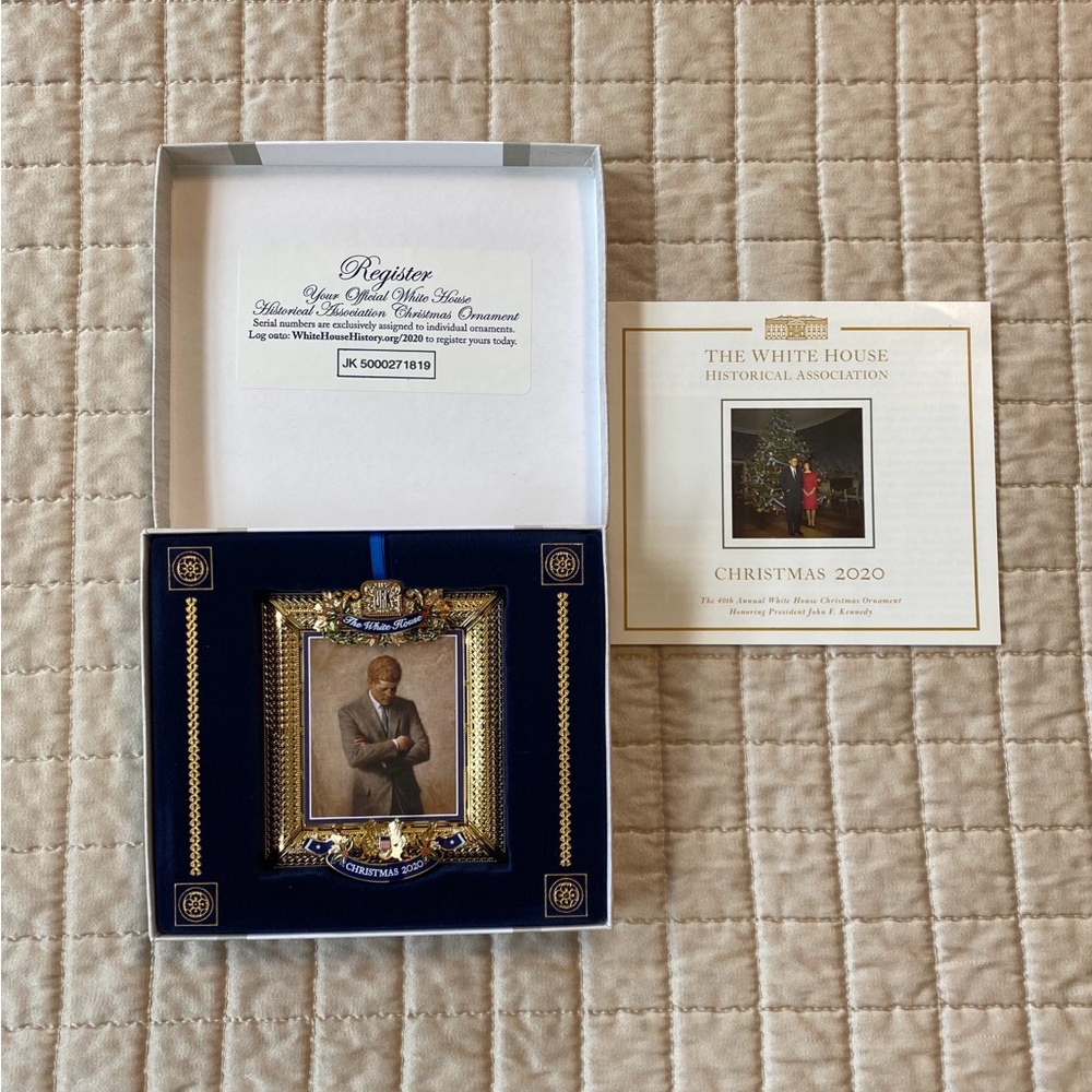 ☘️NEW! John F. Kennedy 2020 Christmas Ornament